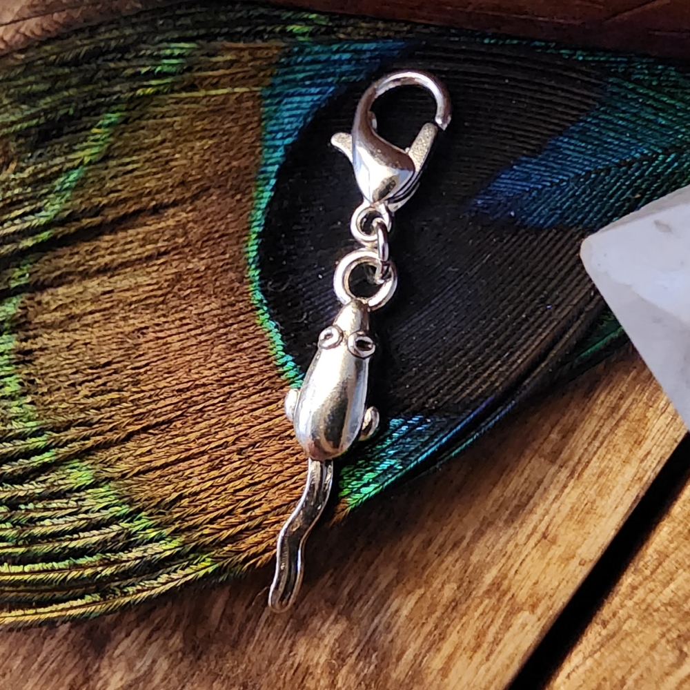 Silver Mouse Charm for Mice Rodent Rat Animal Charm Bracelet Cat Charm Bracelet